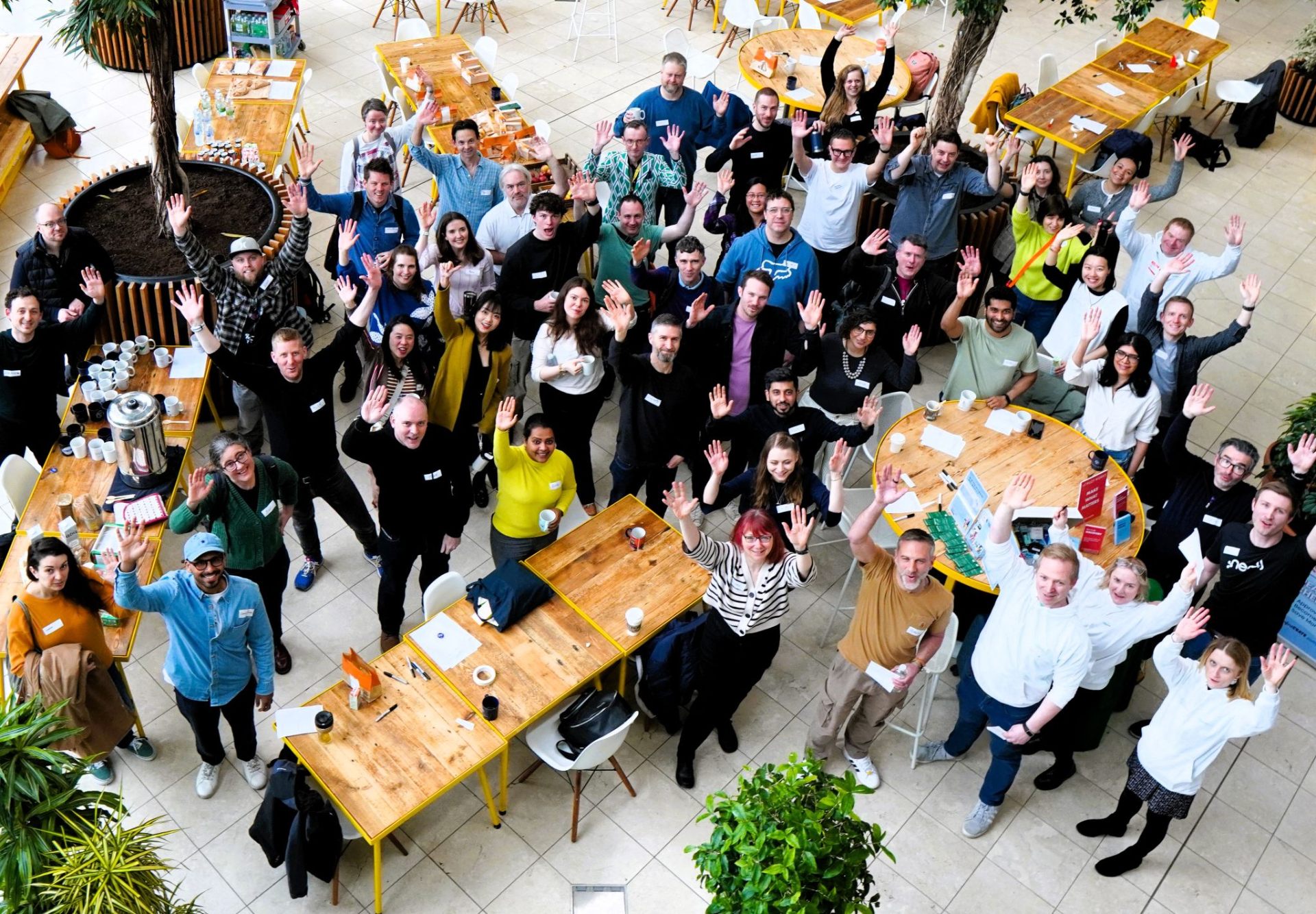 Conference audience during a talk